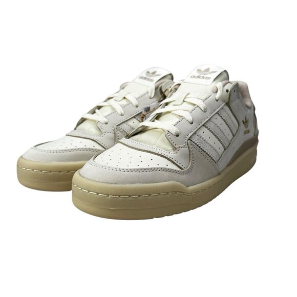 Adidas Forum Low CL Ivory Wonder Beige Sand Shoes IH7826 Men's Sizes 9 - 11 - Picture 6 of 9